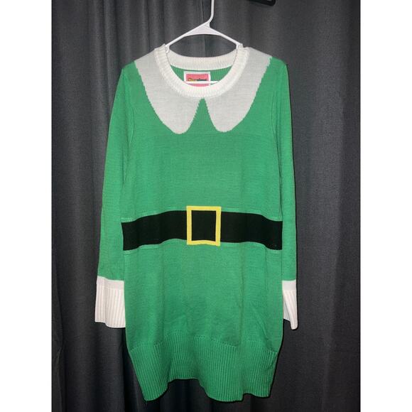 Ugly Christmas Sweater Dress Size X-Large - Picture 1 of 3